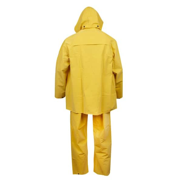 Cordova StormFront Men s 3XL Yellow Detachable Hood 3 Piece Rain