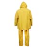 StormFront Men's 4XL Yellow Detachable Hood 3-Piece Rain Suit