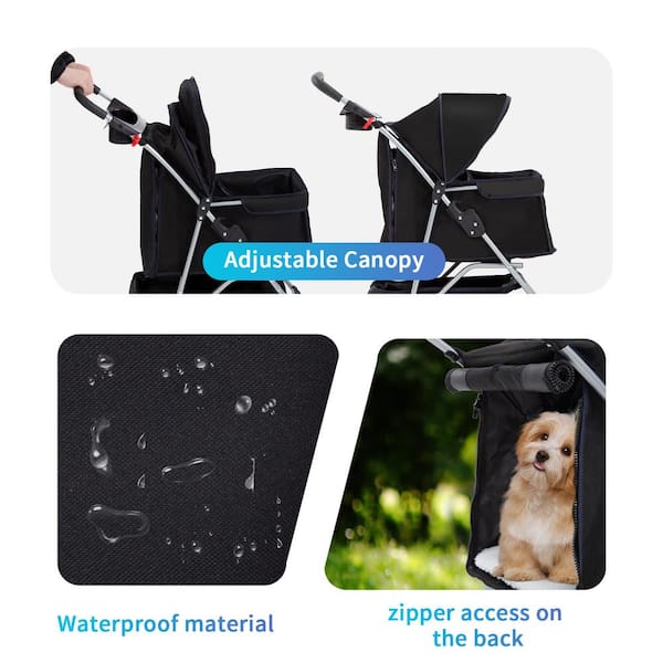 CS STORE Pet Carrier - Airline Approved Dog Carrier with Wheels