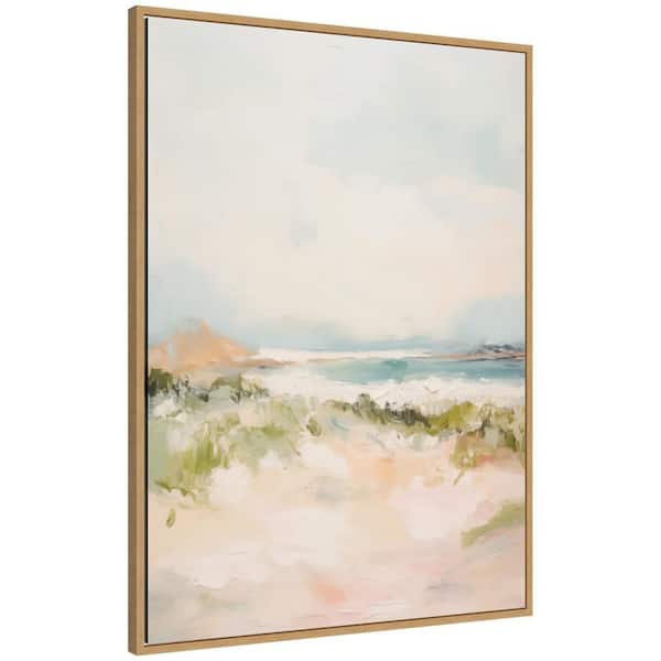 Sylvie Tranquil Landscape III expansion by Amy Lighthall Abstract Framed Art Print 38 in. x 28 in.