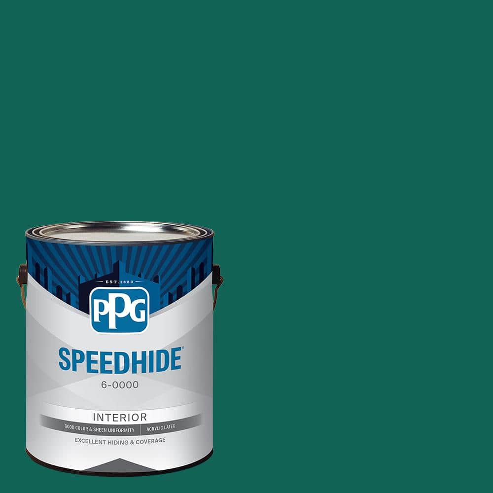 SPEEDHIDE 1 gal. PPG1141-7 Deep Veridian Eggshell Interior Paint  PPG1141-7SH-01E - The Home Depot