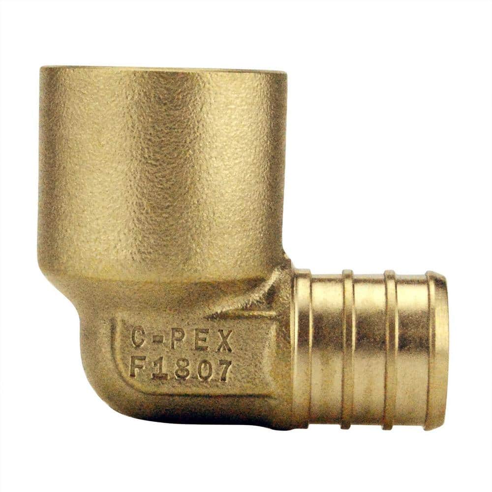 3/4 in. Brass PEX-B x Female Solder 90-Degree Elbow price history on PriceWatchPro