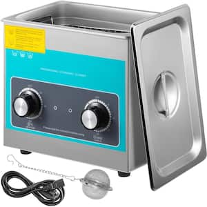 Ultrasonic Cleaner 3L with Heater and Timer 40 KHZ Ultrasonic Cleaning Machine Knob for Cleaning Jewelry Glasses Watch