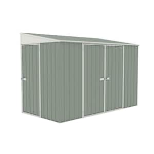 10 ft. W x 5 ft. D Metal Bike Shed in Pale Eucalypt with SNAPTiTE Assembly System 60 sq. ft.