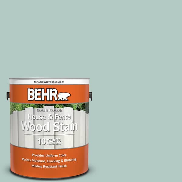 BEHR 1 gal. #S430-2 Fresh Tone Solid Color House and Fence Exterior Wood Stain