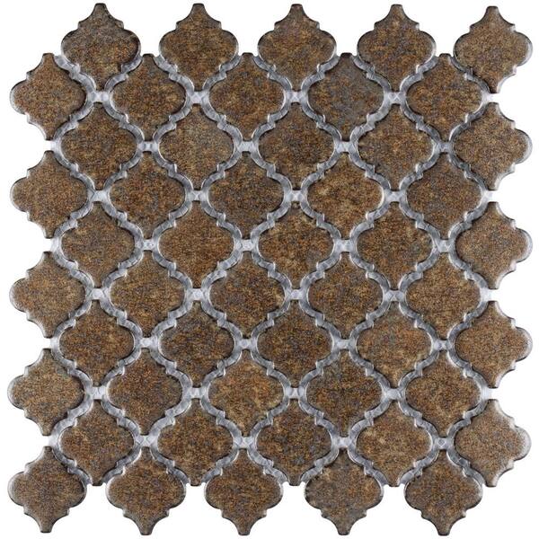 Merola Tile Hudson Tangier Atlantis 12 in. x 12 in. Porcelain Mosaic Tile (10.96 sq. ft. / Case)
