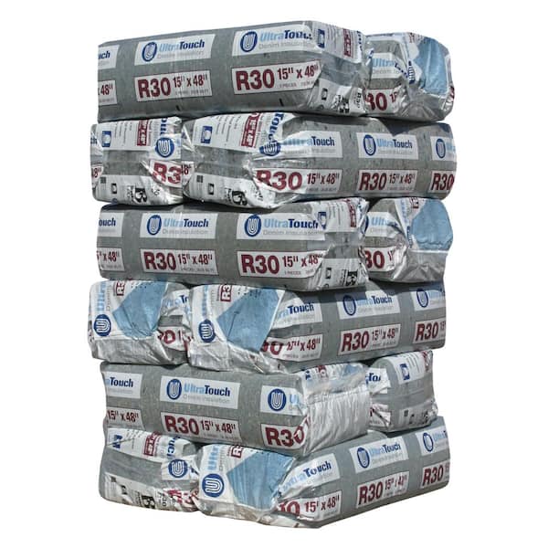 UltraTouch R-30 Denim Insulation Batts 15 in. x 48 in. (12-Bags)