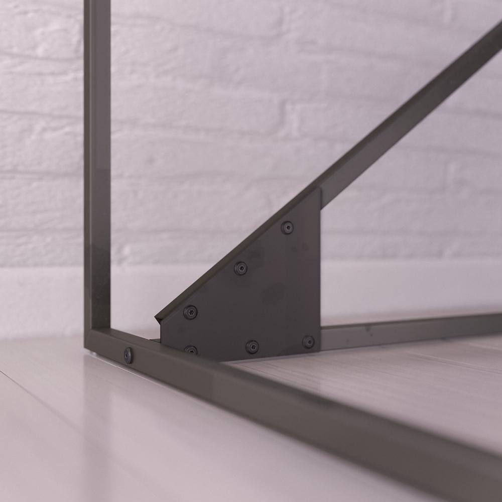 Refinery 62" Rustic Gray Industrial Home Office Desk