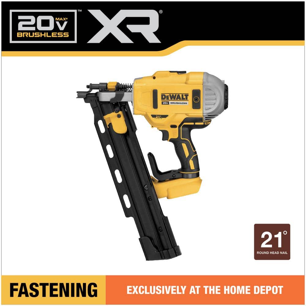 Home Depot Dewalt 20v Max Xr Framing Nailer Dewalt Cordless