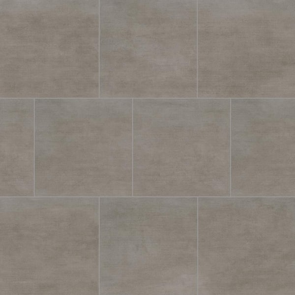 MSI Concerto Gris 24 in. x 24 in. Matte Ceramic Floor and Wall Tile (16 ...