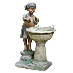 Versando Bird Bath Outdoor Water Fountain