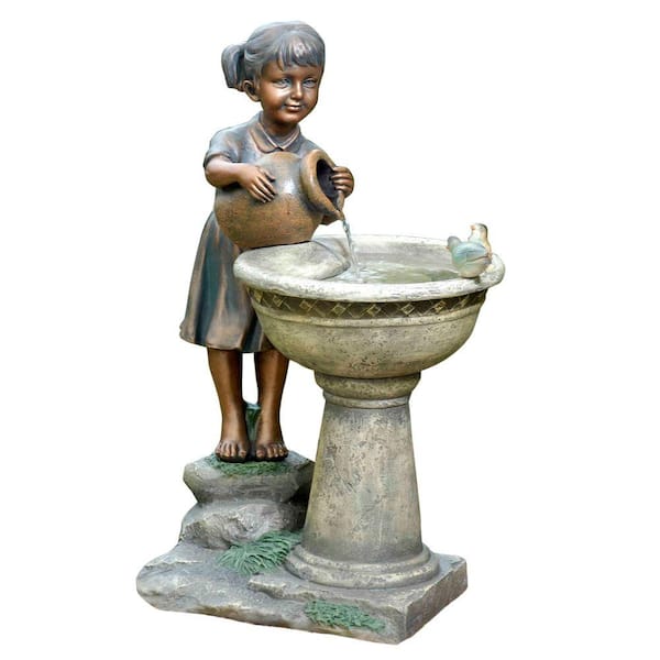 Fountain Cellar Versando Bird Bath Outdoor Water Fountain