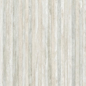 Scrapwood Vinyl Strippable Roll Wallpaper (Covers 56 sq. ft.)