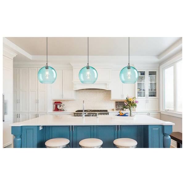 ZHLWIN Home Lighting ‎60 Watts 1 Light 9. 84in Light Blue 3-Pack