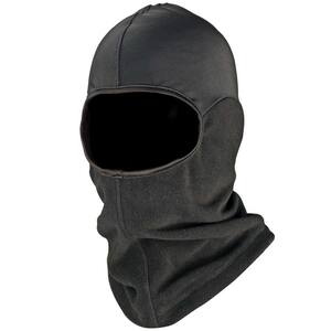 6822 Black Balaclava with Spandex Top Face Mask