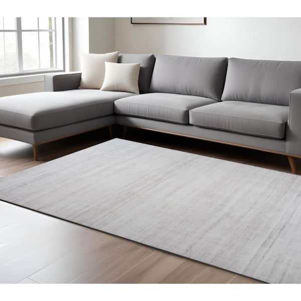 8 ft. x 11 ft.Beige Abstract Area Rug