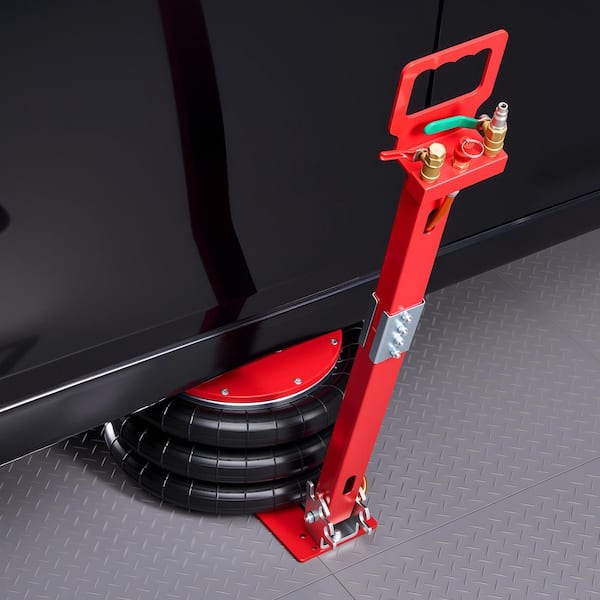 Air Jack, 5 T/11023 lbs. Triple Bag Air Jack, Airbag with Six Steel Pipes, Lift Up to 18.3 in. /464 mm