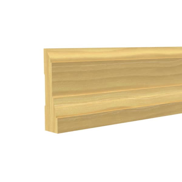 11/16 in. D x 2-1/4 in. W x 84 in. L Unfinished Pine Wood Casing Drip Cap Moulding