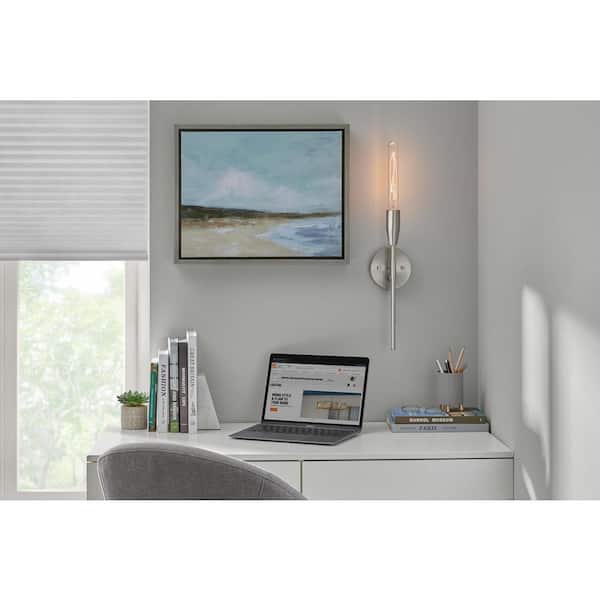 Home Decorators Collection Ansel 1LT Convertible Sconce brushed nickel finished frame