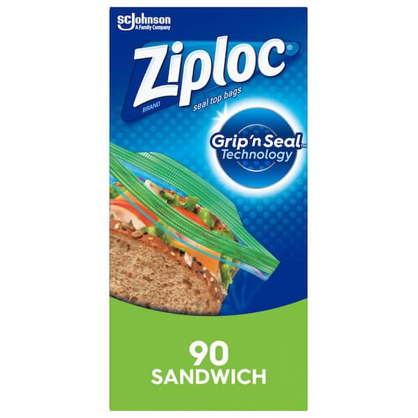 Food Storage Zipper Sandwich Bags 100 Ct