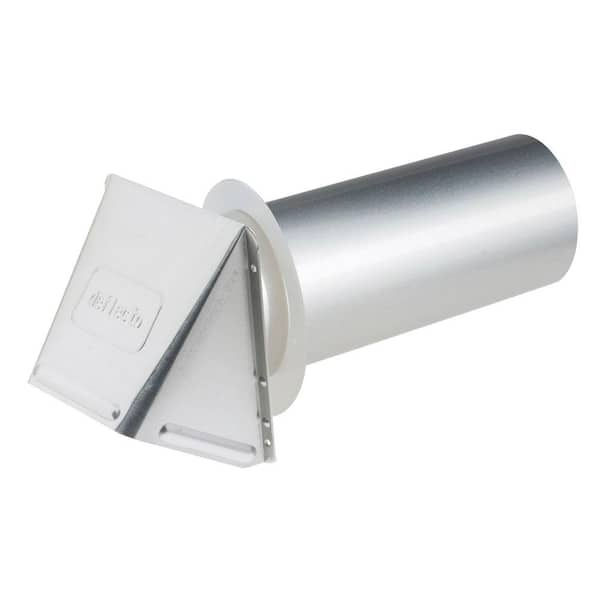 Deflect-o 4 in. Aluminum Dryer Vent Hood, Pipe DAVHA4/12 - The Home Depot