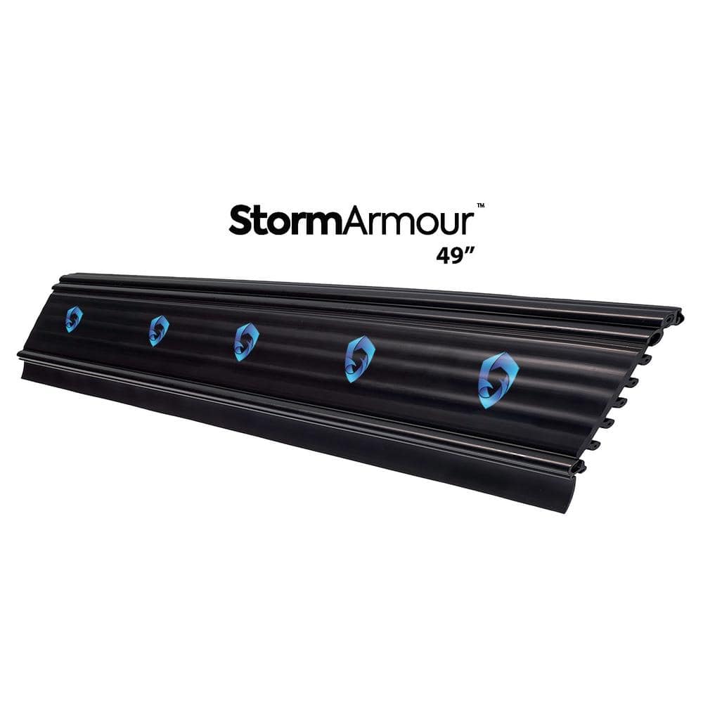 Storm Armour 49", Water Mitigation Device for Sliding Door Tracks Storm