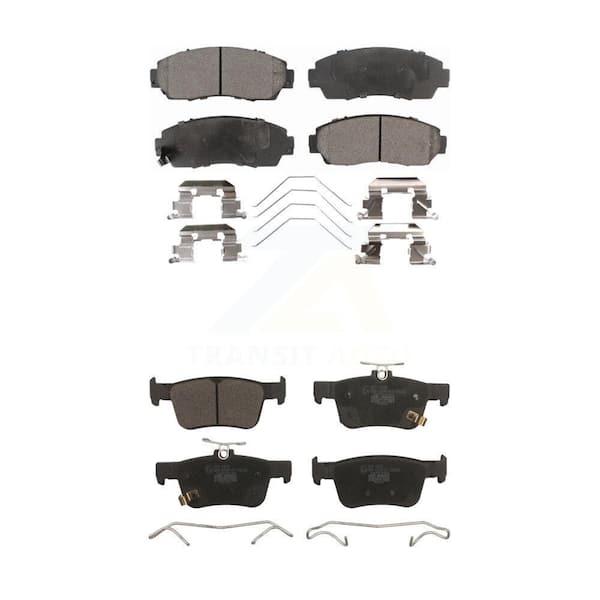 TEC Front Rear Ceramic Brake Pads Kit For 2019-2022 Acura RDX KTC-100737