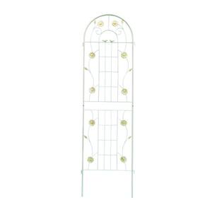 71 in. Metal 4 Pack Garden Trellis in White