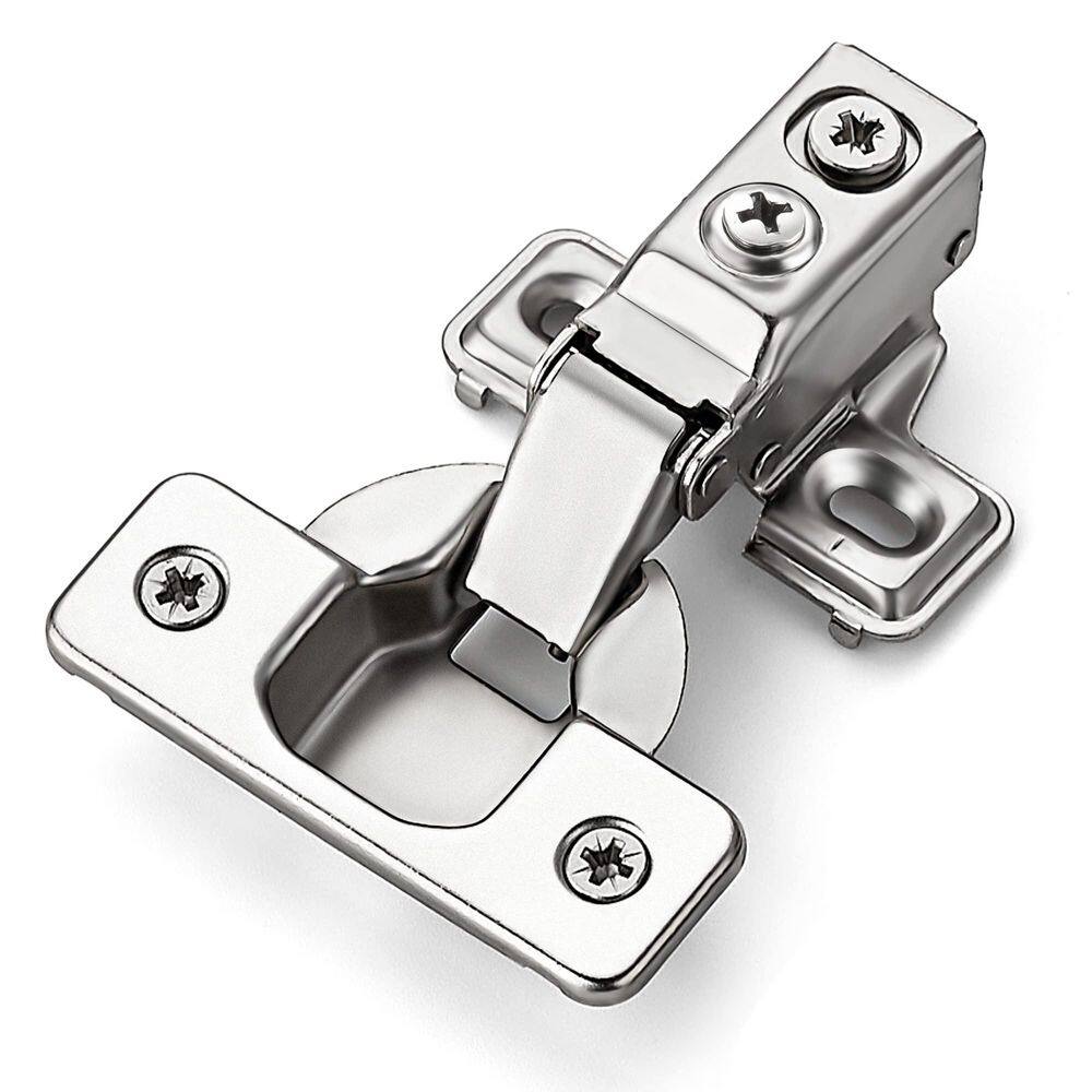 60 Pack 105° Face Frame Soft Close Concealed Kitchen Cabinet Hinges for 1/2 in. Overlay, Brushed Nickel price history on PriceWatchPro