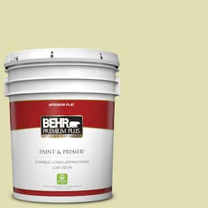 5 gal. #M340-3A Modern Zen Flat Low Odor Interior Paint & Primer