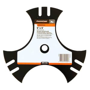 9 in x 9 in. Universal Tri-Arc Edger Blade with 1/2 in. Connection