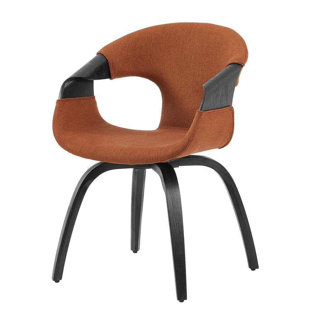 Iva Orange Fabric Swivel Dining Armchair price history on PriceWatchPro