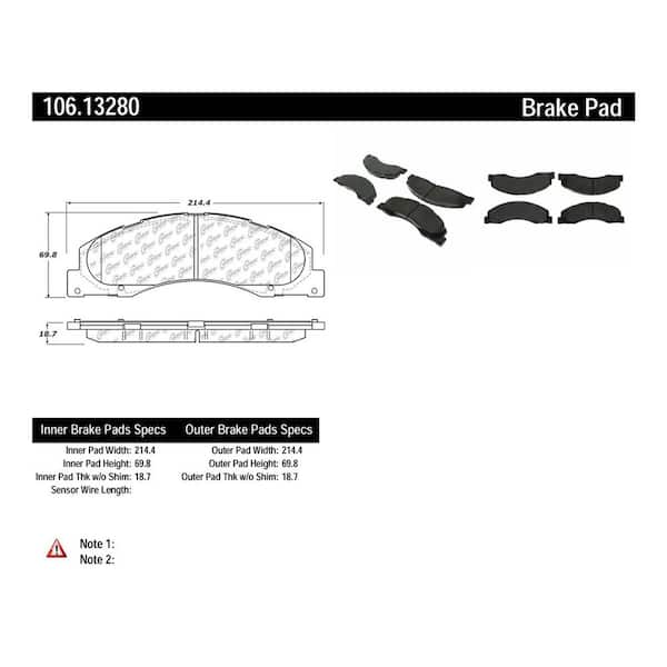 Centric Parts Disc Brake Pad Set