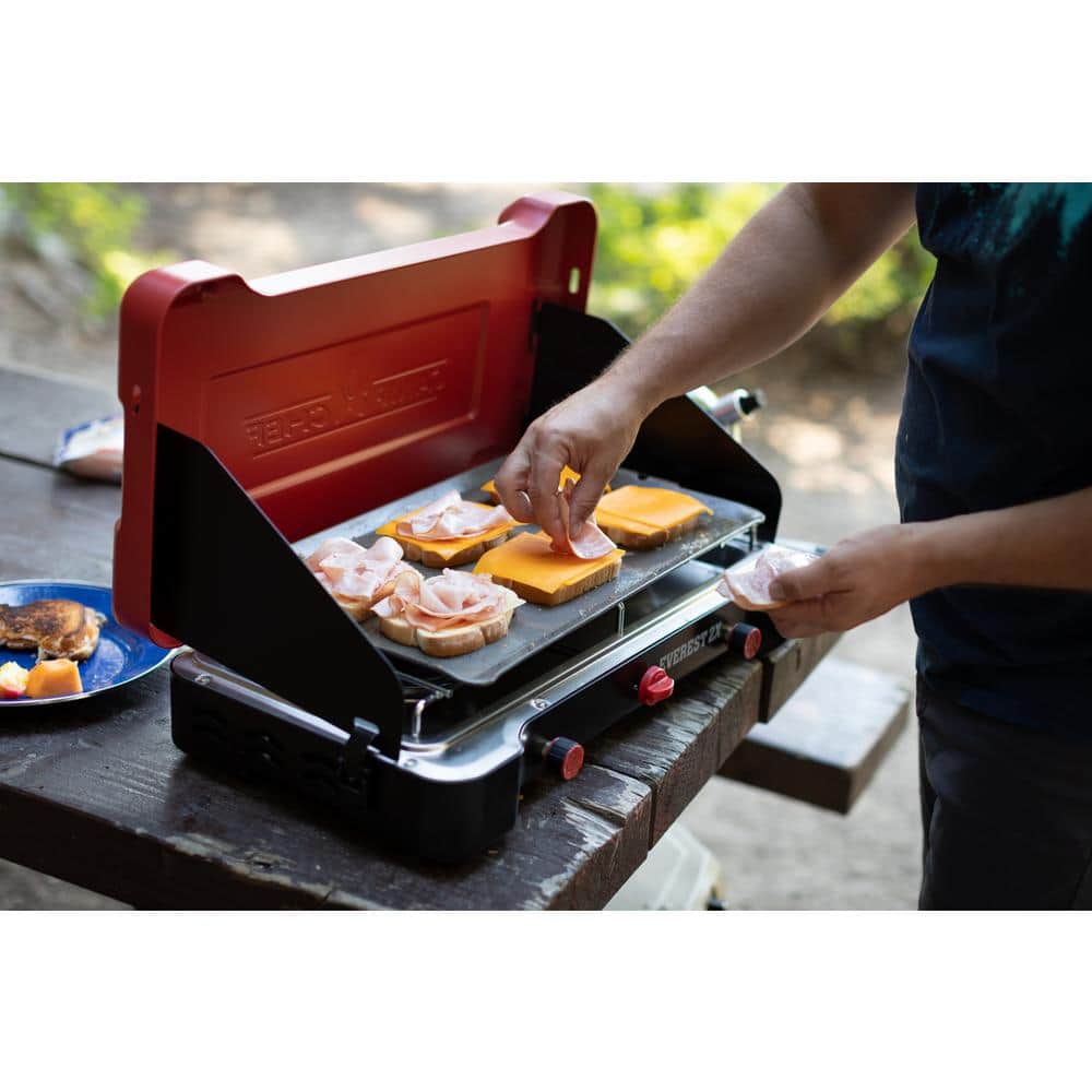Camp Chef Mountain Series Everest 2 Burner Cooking System, MSHPX, 40,000 BTU Propane 21 inch Stove