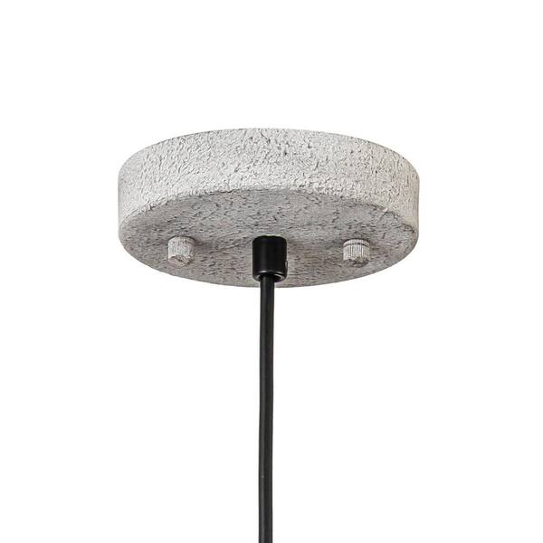 HUOKU PCover 1-Light Antique White Medium Dome Pendant Light with