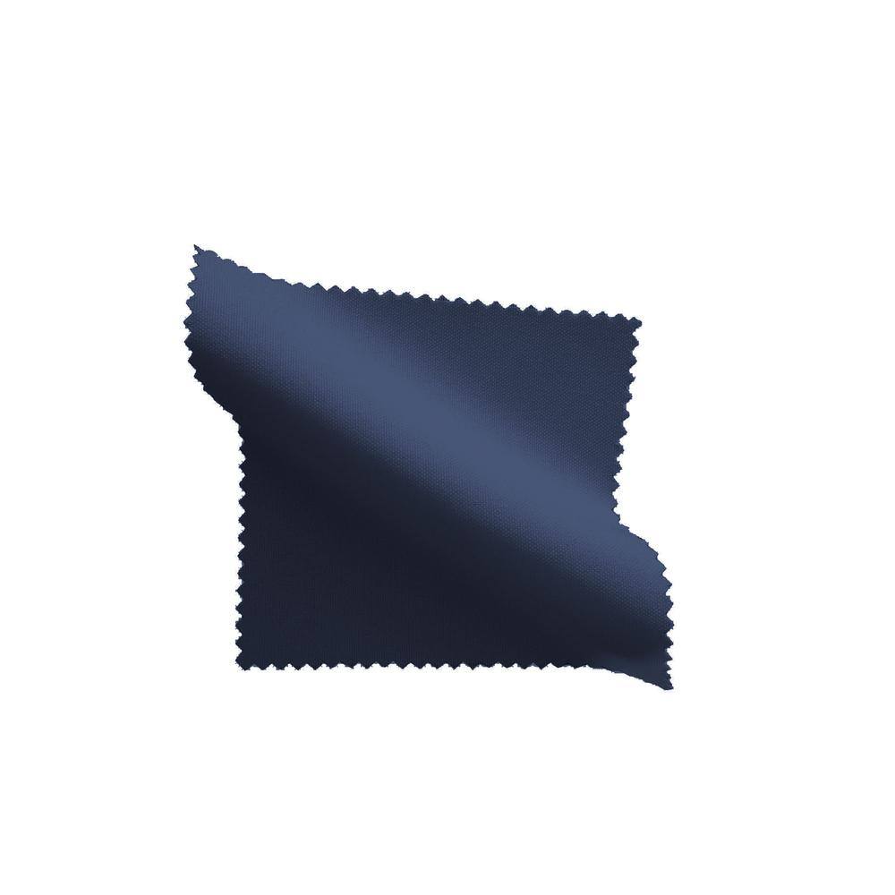 Navy Blue Polyester Round Tablecloth, 51-Inches