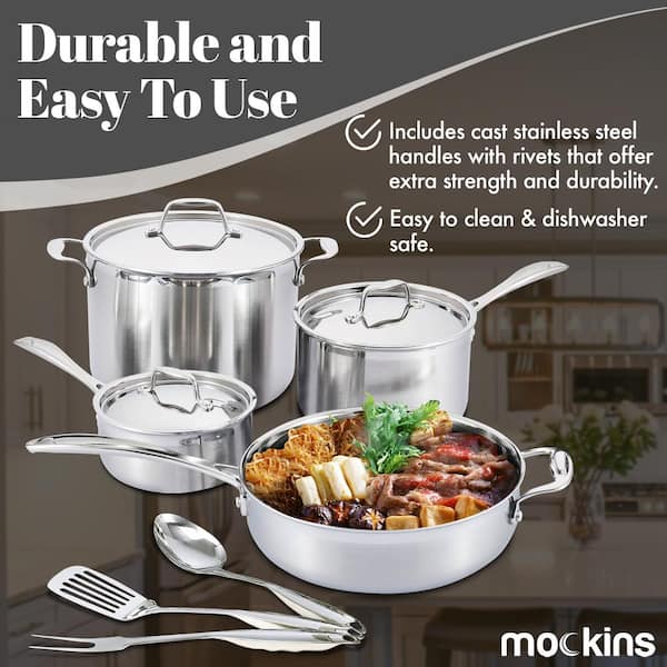 MODULYSS Automatic Pan Stirrer Cooking Stirrer with Food Grade Nylon Legs