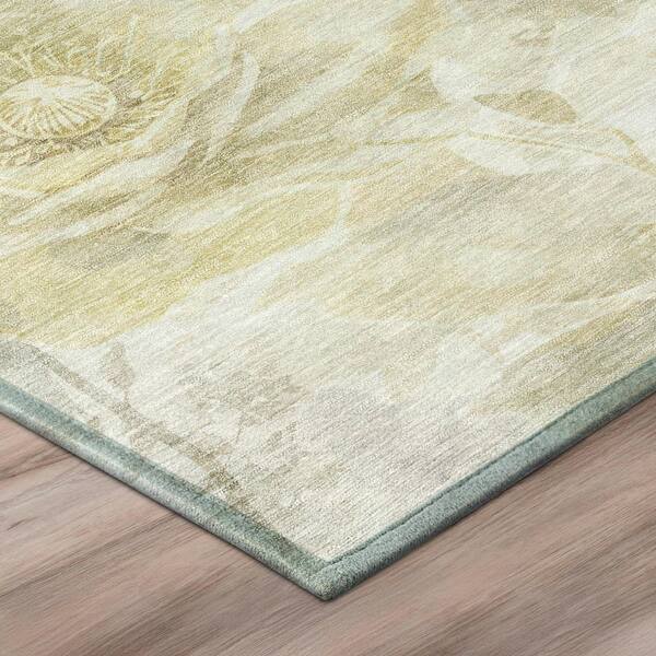 Chantille Machine Washable Indoor/Outdoor Abstract ACN2890 Sage 3 ft. x 4 ft. Area Rug