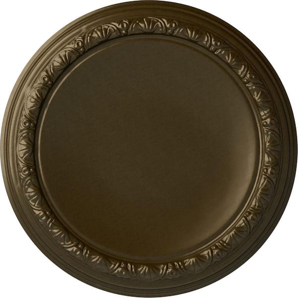 Ekena Millwork 19-1/2" x 1-3/4" Carlsbad Urethane Ceiling Medallion (Fits Canopies upto 14-1/4") Brass