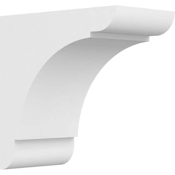 Ekena Millwork 5 in. x 10 in. x 10 in. Standard Olympic Architectural Grade PVC Corbel