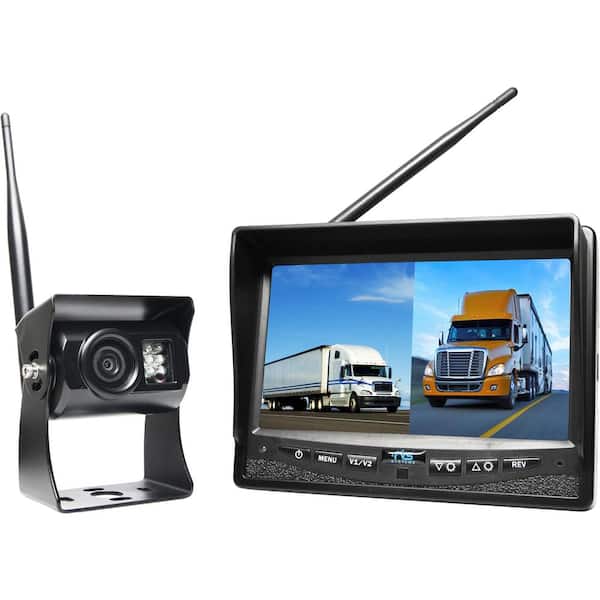 Wireless Backup Camera System with 7 in. Dual Screen Display RVS-2CAM - The  Home Depot