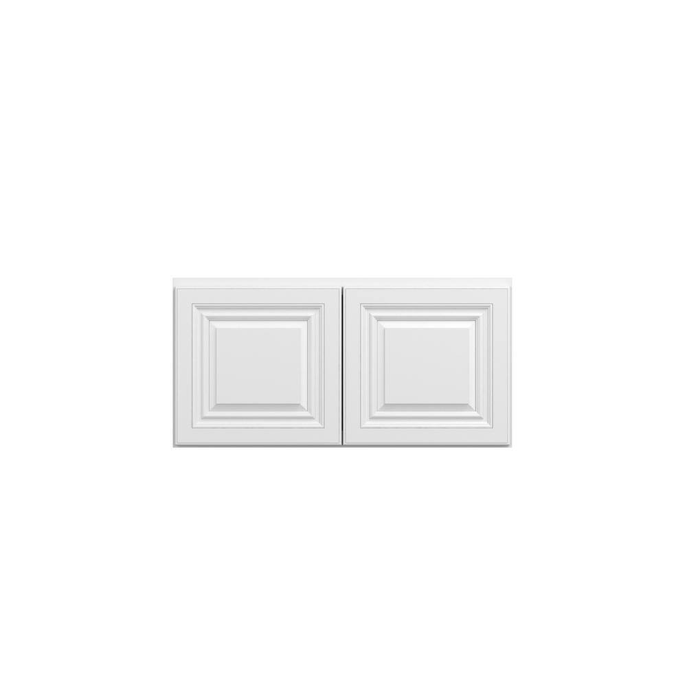 Damascus Raised 30 in. W x 15 in. H x 12 in. D in French Vanilla Plywood Assembled Wall Cabinet price history on PriceWatchPro