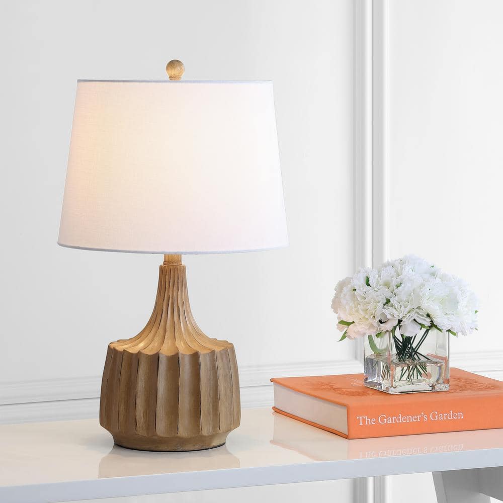 Shiloh 21.5 in. Wood Finish Table Lamp price history on PriceWatchPro