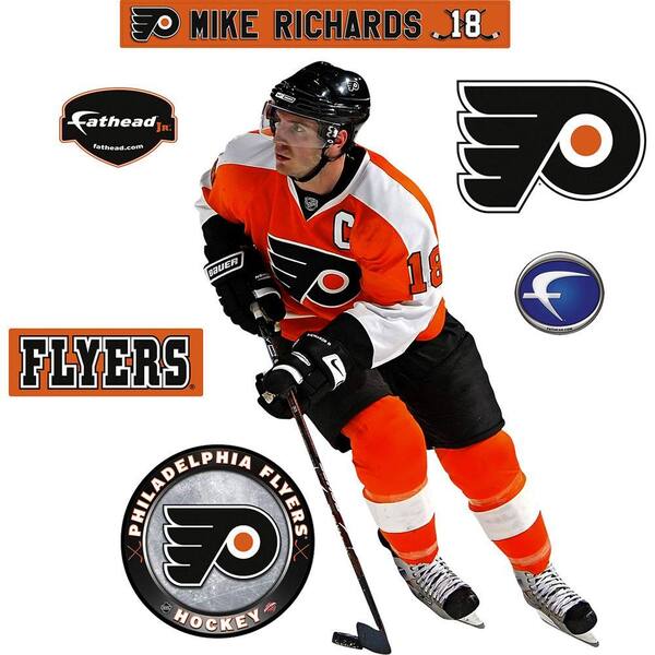 Fathead 18 in. x 32 in. Mike Richards Philadelphia Flyers Wall Decal