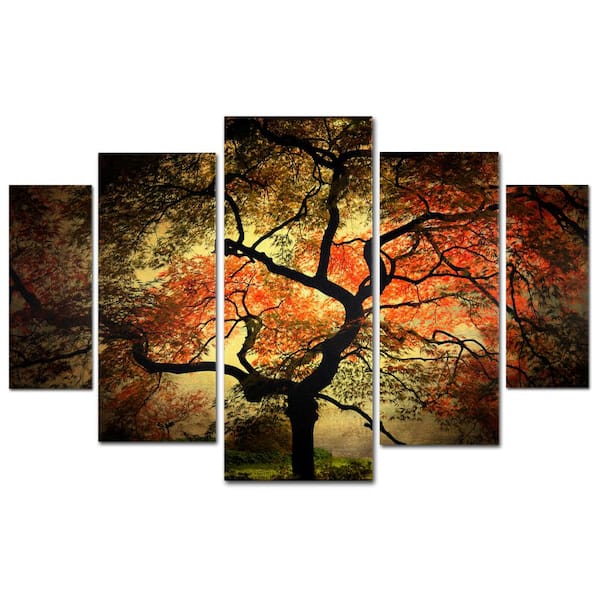 Trademark Fine Art 34 in. x 44 in. "Japanese" by Philippe Sainte-Laudy Printed Canvas Wall Art