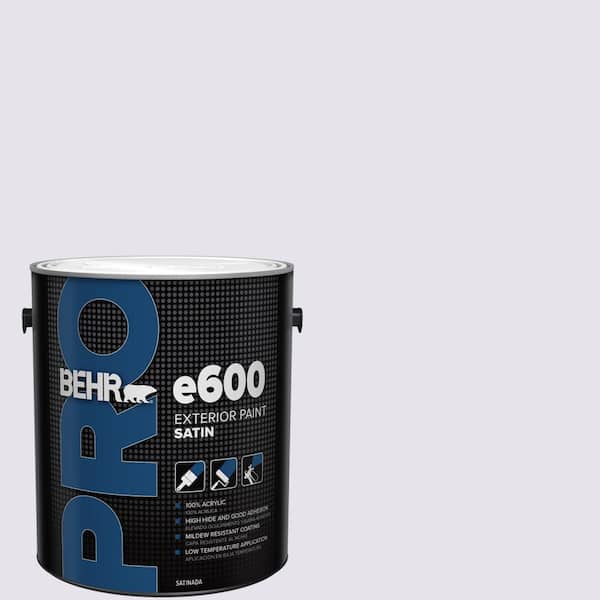 BEHR PRO 1 gal. #640A-1 Soft Iris Satin Exterior Paint