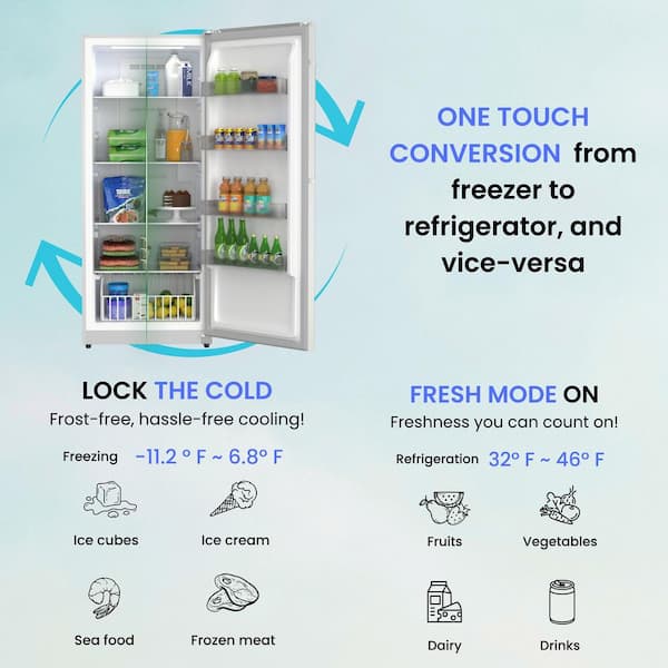 ConServ 28 in. 14 cu. ft. 110V Frost Free Upright Freezer