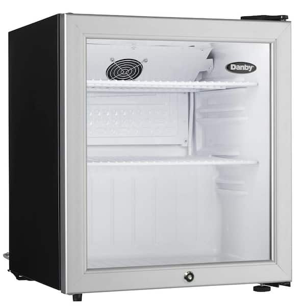 Danby 17.69 in. 1.6 cu.ft. Mini Refrigerator with Glass Door in