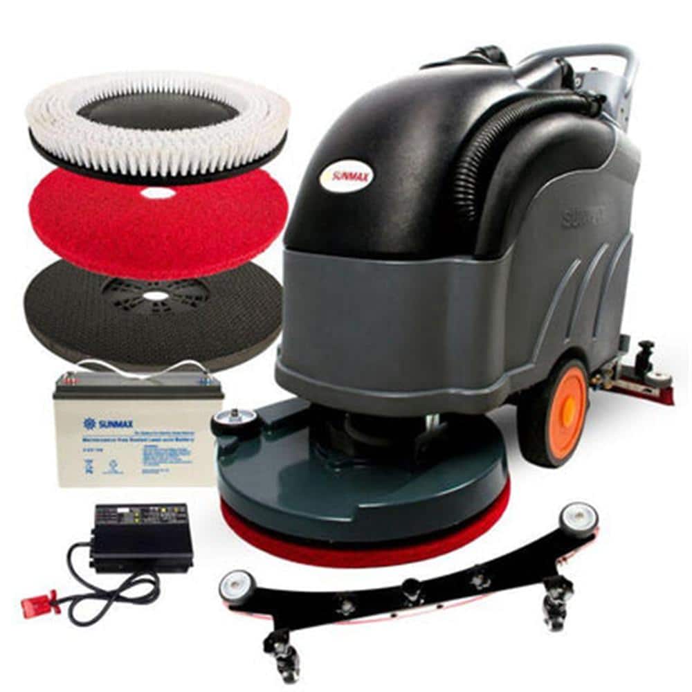 Commercial Cordless Cleaner in Black with Traction Drive