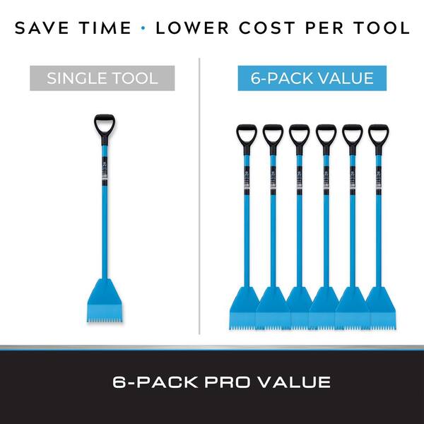 El Burro Shingle Shovel – 47.5” Roof Tear-Off Stripper & Nail Removal Tool